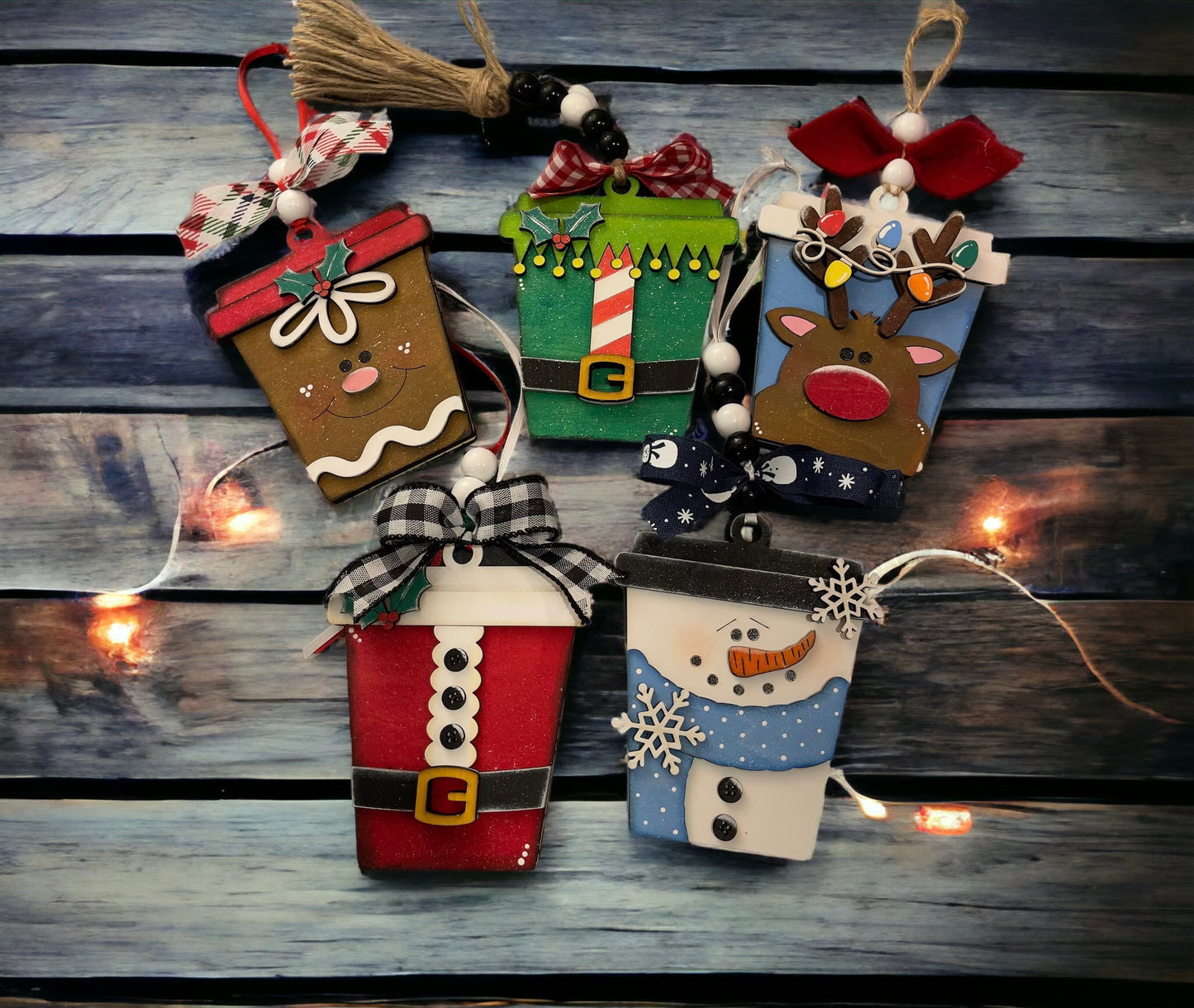 Christmas Latte Ornament (Pick One)
