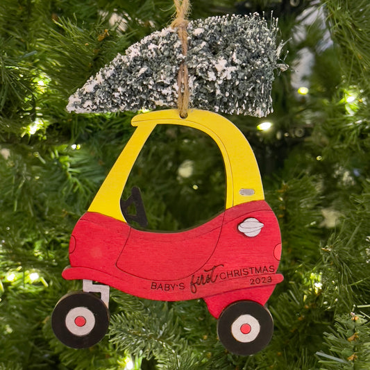 Babys First Christmas Car Ornament